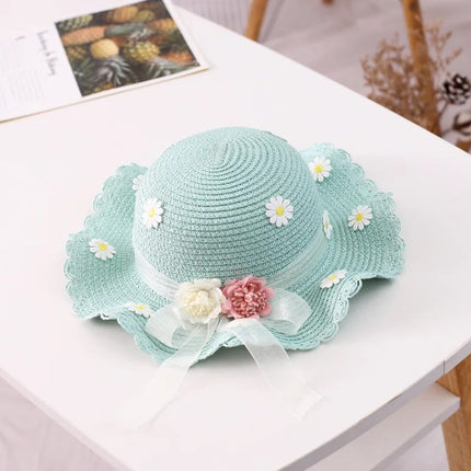 Kids Daisy Sun Hat and Handbag Set