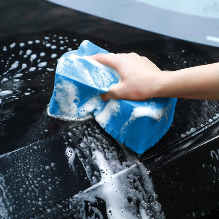 Car Wash Sponge Large Cross Cut Soft Foam Grid Super Absorbent Sponge - Wnkrs