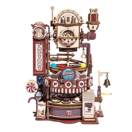 Marble Chocolate Factory 3D Wooden Puzzle - Wnkrs