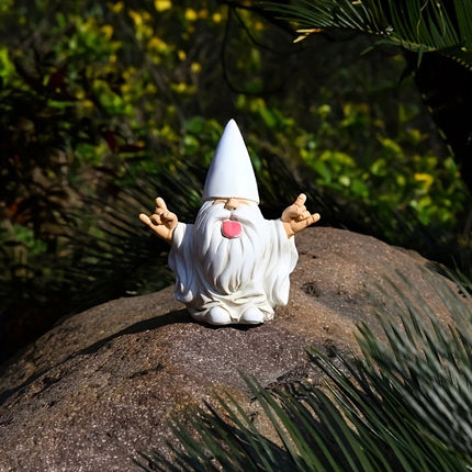 Rocker Gnome Garden Statue