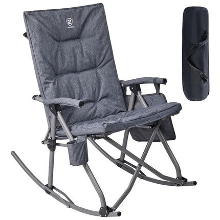 Silla de camping mecedora plegable de gran tamaño