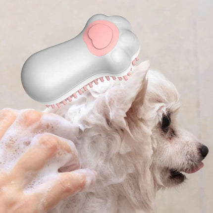 Delightful Pet Bath & Massage Brush with Soap Dispenser - Wnkrs