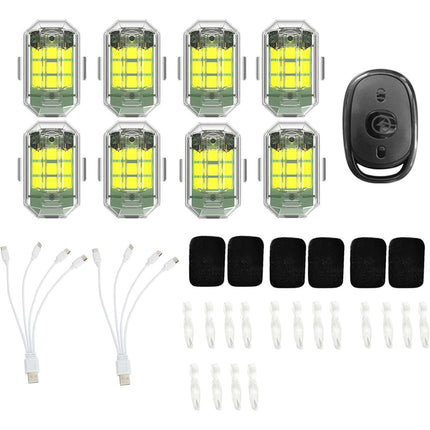 Luz estroboscópica LED inalámbrica con control remoto