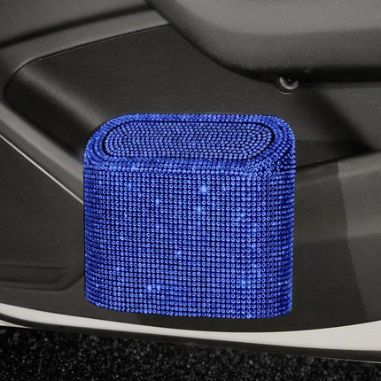 Bling Car Trash Can with Rhinestone Accents - Wnkrs