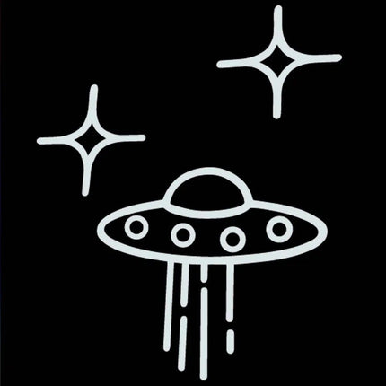 Alien Encounter Vinyl Car Decal - Wnkrs