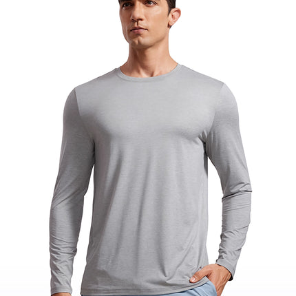 Camiseta de entrenamiento ligera de manga larga para hombre - Camisetas deportivas para correr y gimnasio