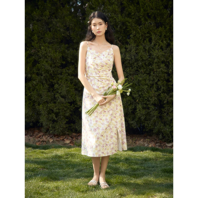 Robe à bretelles fleurie