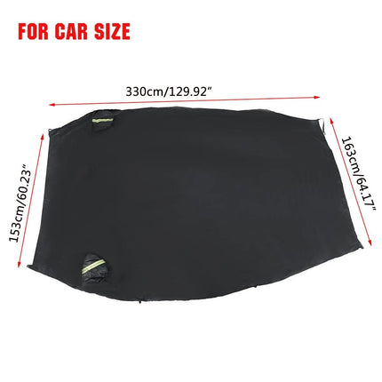 Universal Half Car Cover - Waterproof, UV & Dust Resistant Vehicle Protector - Wnkrs