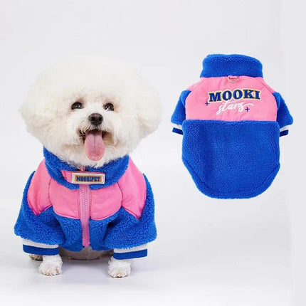 Chaqueta de polar grueso para perros