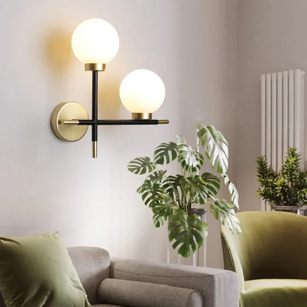 Modern Nordic Double Head LED Wall Sconce