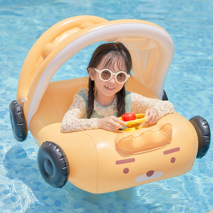 Asiento de natación inflable estilo automóvil para niños