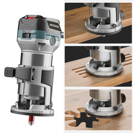 710W Precision Electric Wood Trimmer and Router Machine