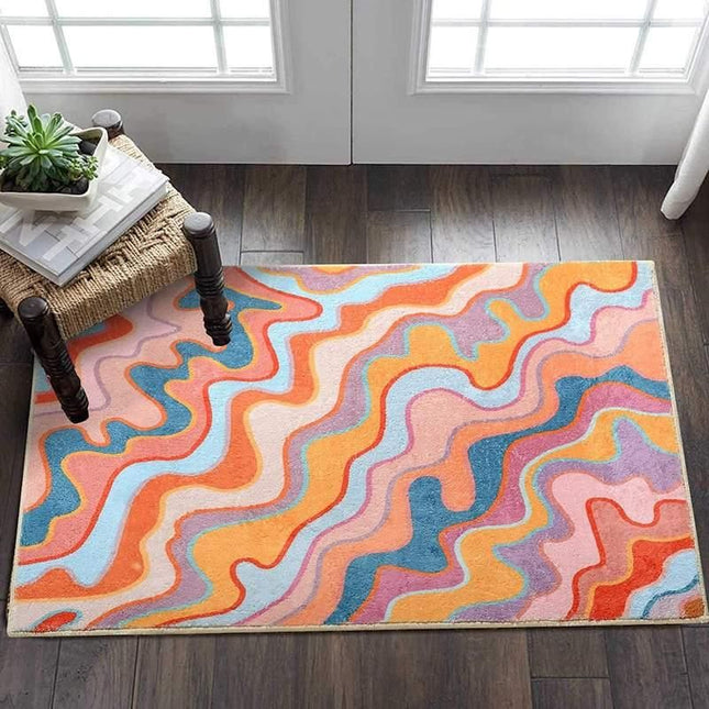 Colorful Striped Vintage Rug - Wnkrs