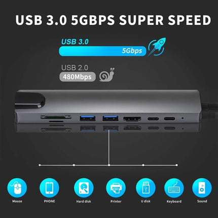 8-in-1 USB Type-C Hub