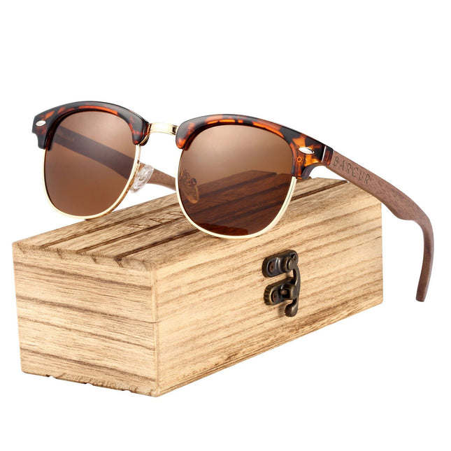 Classic Polarized Wooden Sunglasses - Wnkrs