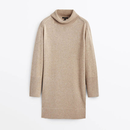 Robe en tricot éthérée pour l'automne