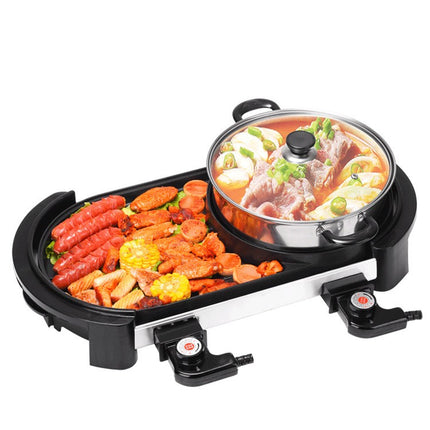 Barbecue Integrated Pot Dual Temperature Control Anti Scalding Electric Hand Oven - Wnkrs