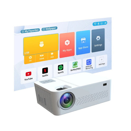 Projecteur Home Cinéma Full HD 9000 Lumens 4K avec Bluetooth et WiFi