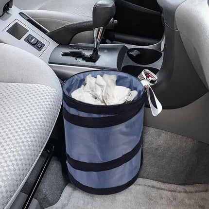 Compact Collapsible Car Trash Can - Wnkrs