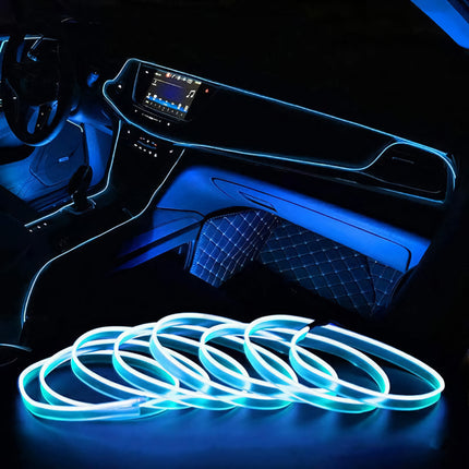 Lumière d'ambiance intérieure de voiture à LED de 3 pieds