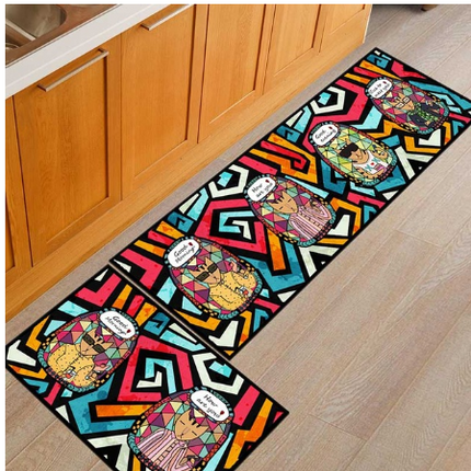 Floor mats, non-slip, oil-proof, household machine washable door mats, bathroom, bathroom, bedside rugs - Wnkrs