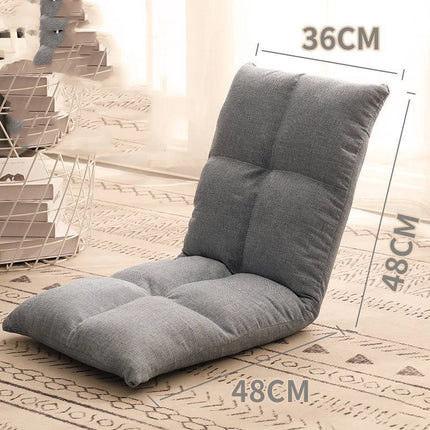 Bed Backrest Floor Small Sofa Folding Single Bay Window Computer Recliner - Wnkrs