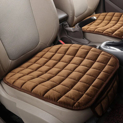 Universal Car Seat Cover: Warm, Anti-slip Cushion for Front & Rear Seats - Wnkrs