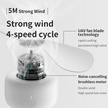 Portable USB Rechargeable Ceiling Fan