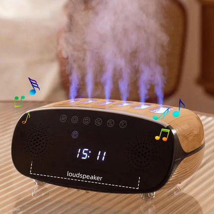 Humidificador de aire con 6 boquillas de pulverización y altavoz Bluetooth