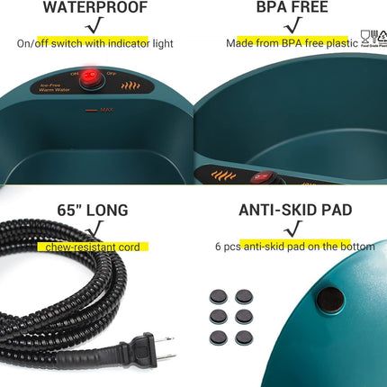 Heated Pet Water Bowl