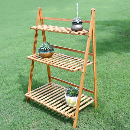 3-Tier Bamboo Plant Stand - Wnkrs