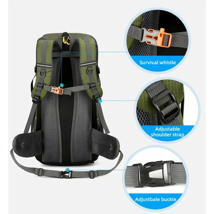 Large Capacity Waterproof Hiking Backpack