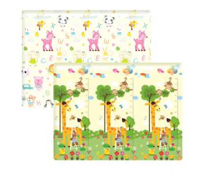 Baby Mat 1CM Thickness Cartoon XPE Kid Play Mat Foldable Anti-skid Carpet Children Game Mat - Wnkrs