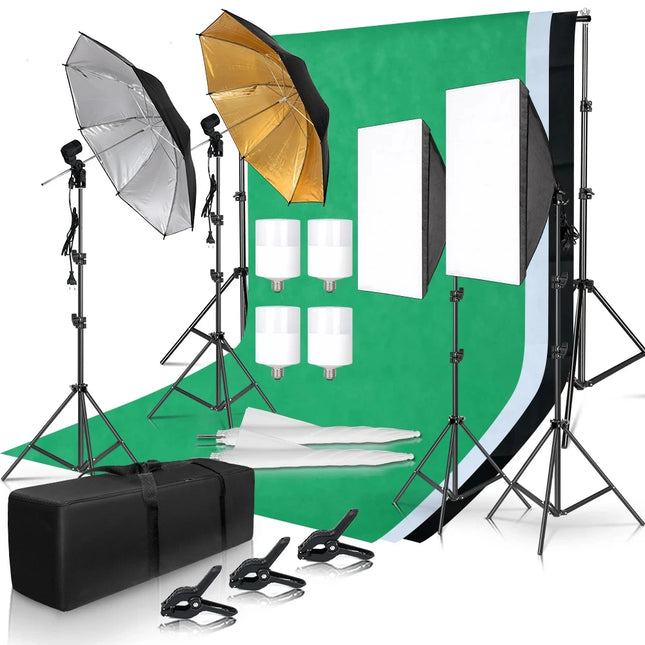 Complete Photography Lighting Kit