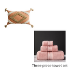 02pink and Towel Set / 30x50cm