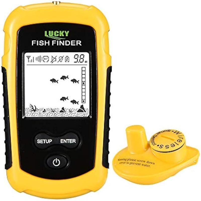 Portable Wireless Fish Finder with LCD Display