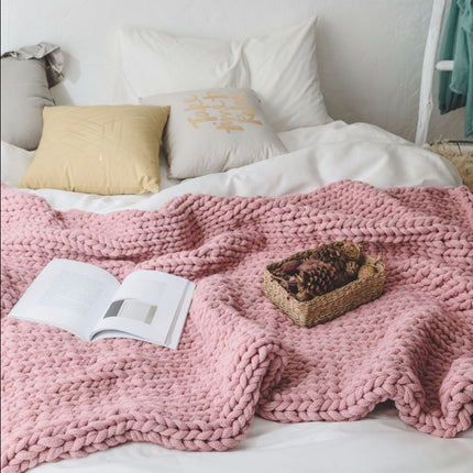 Sofa Lunch Break Knitted Office Nap Blanket - Wnkrs