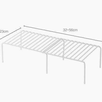 Retractable kitchen rack kitchen multi-layer storage single shelf - Wnkrs