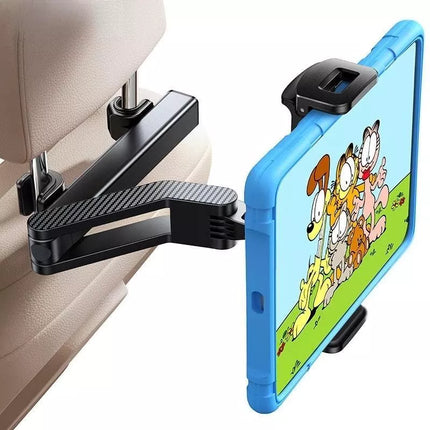 Support de tablette de divertissement pour siège arrière de voiture ultime avec bras d'extension pliable pour appareils de 4,7 à 13 pouces