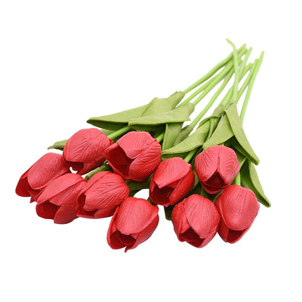 Artificial Tulip Flower Set 10 Pcs - Wnkrs