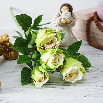 Artificial French Silk Roses Flowers - Wnkrs