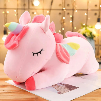 Adorable peluche licorne de dessin animé - Parfait pour des câlins magiques !