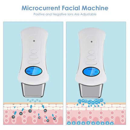 Máquina facial de microcorriente para rejuvenecimiento de la piel, masajeador antiarrugas y lifting facial