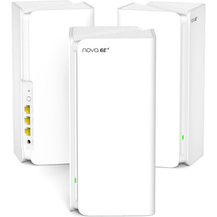 Tri-Band Wi-Fi 6E Whole Home Mesh Router with 6GHz Support