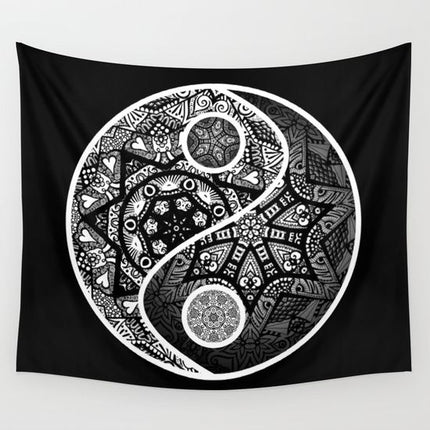 Yoga Mandala Lotus Tapestry - Wnkrs