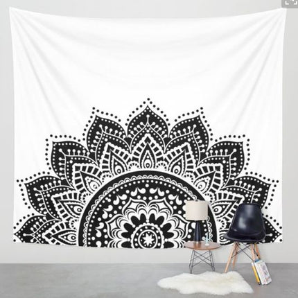 Yoga Mandala Lotus Tapestry - Wnkrs