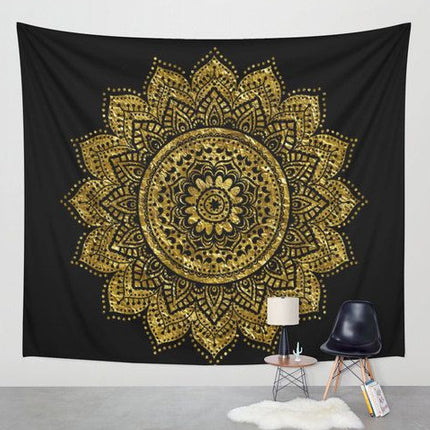 Yoga Mandala Lotus Tapestry - Wnkrs