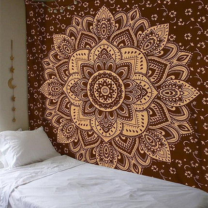 Yoga Mandala Lotus Tapestry - Wnkrs