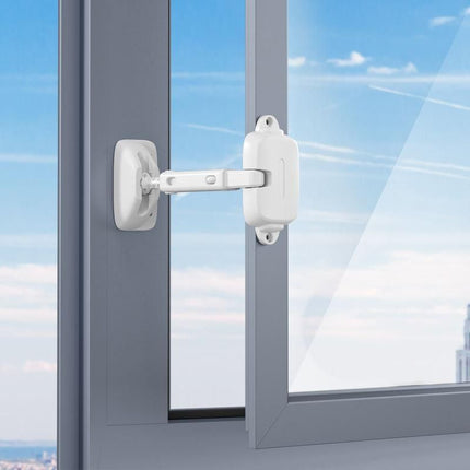 Adjustable Child Safety Window Lock - Fall Prevention & Ventilation - Wnkrs