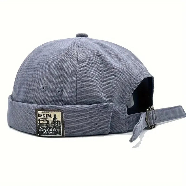 Gorra estilo melón sin visera vintage